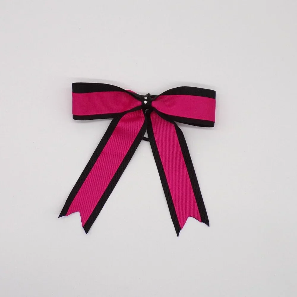 Cheer Hair Bow Lot Of 6 Girls Ribbon Bows Holiday Pageant Dance 7
